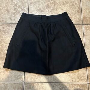 J. Crew Elegant Black Mini Skirt